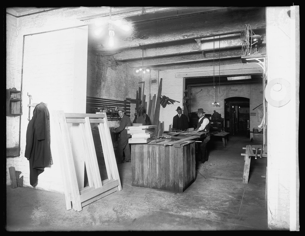 U.S. Capitol, carpenter shop, Washington
